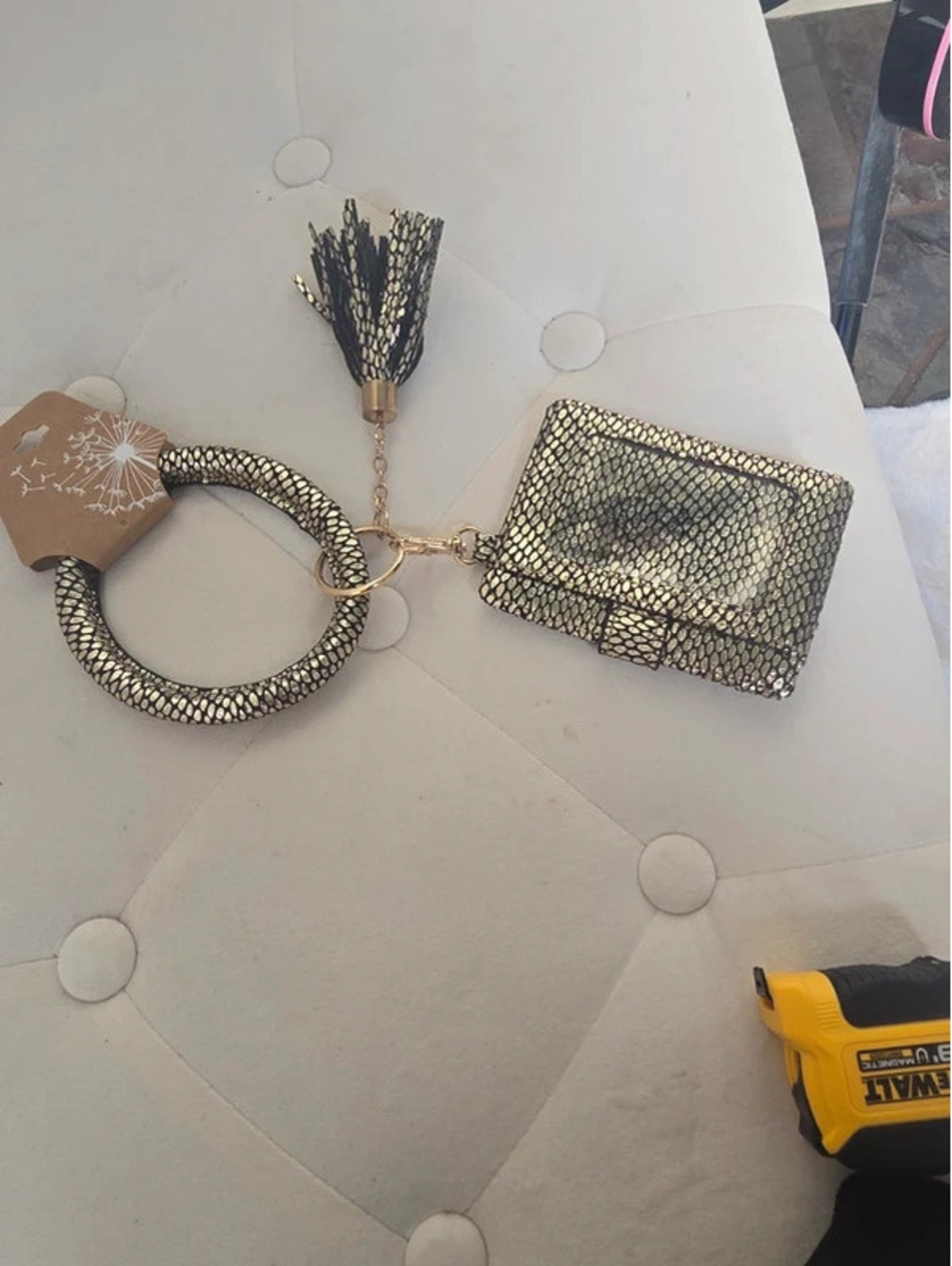 ID/card holder wristlet